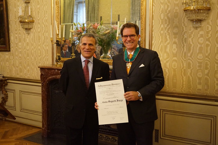 Order of Merit of the Italian Republic awarded to Giulio Superti-Furga